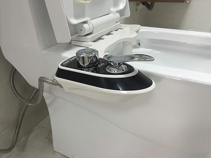 Bidet, Non Electric Bidet Toilet Attachment w/Self cleaning Dual
