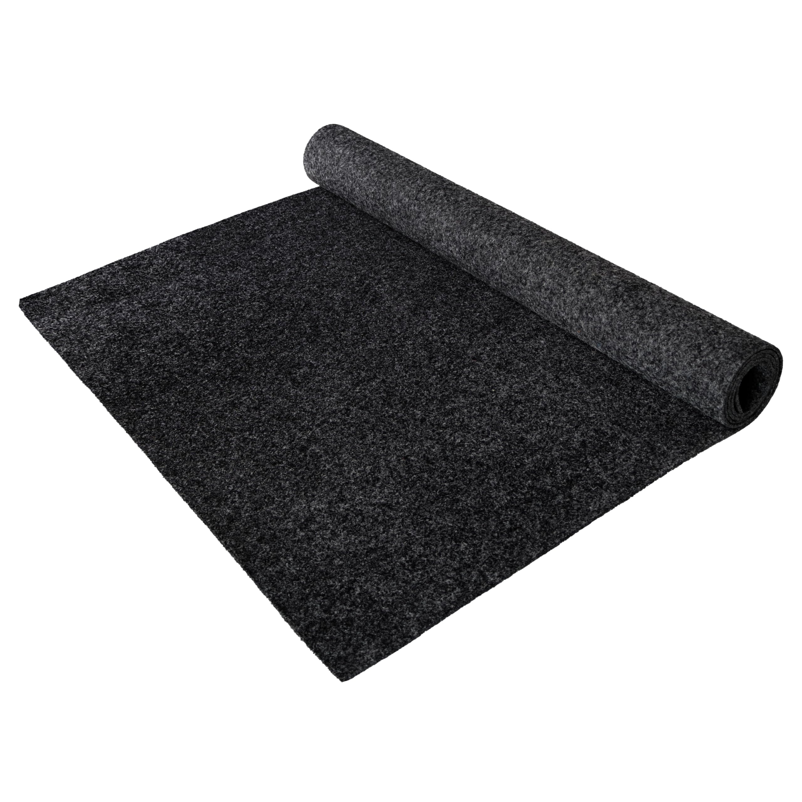 Moquette aiguilletée TURBO – Anthracite, 2,00m x 1,00m, Résistance au feu Classe B1 | Moquette Stand Expo | Entretien Facile et Antistatique