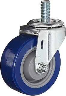 E.R. Wagner Stem Caster, Swivel, Polyurethane Wheel, Delrin Bearing, 210 lbs Capacity, 3