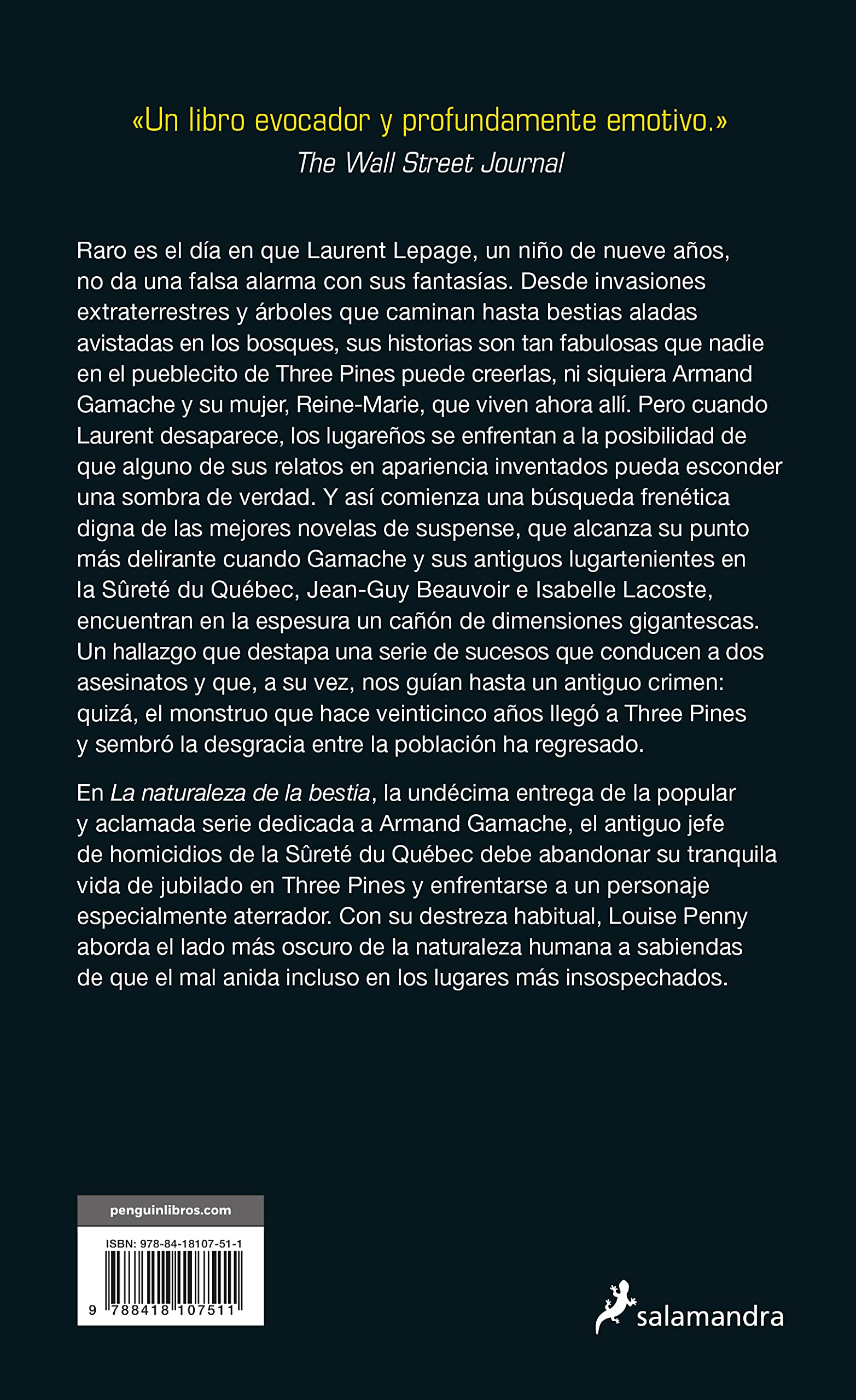La naturaleza de la bestia (Inspector Armand Gamache 11) (Salamandra Black)