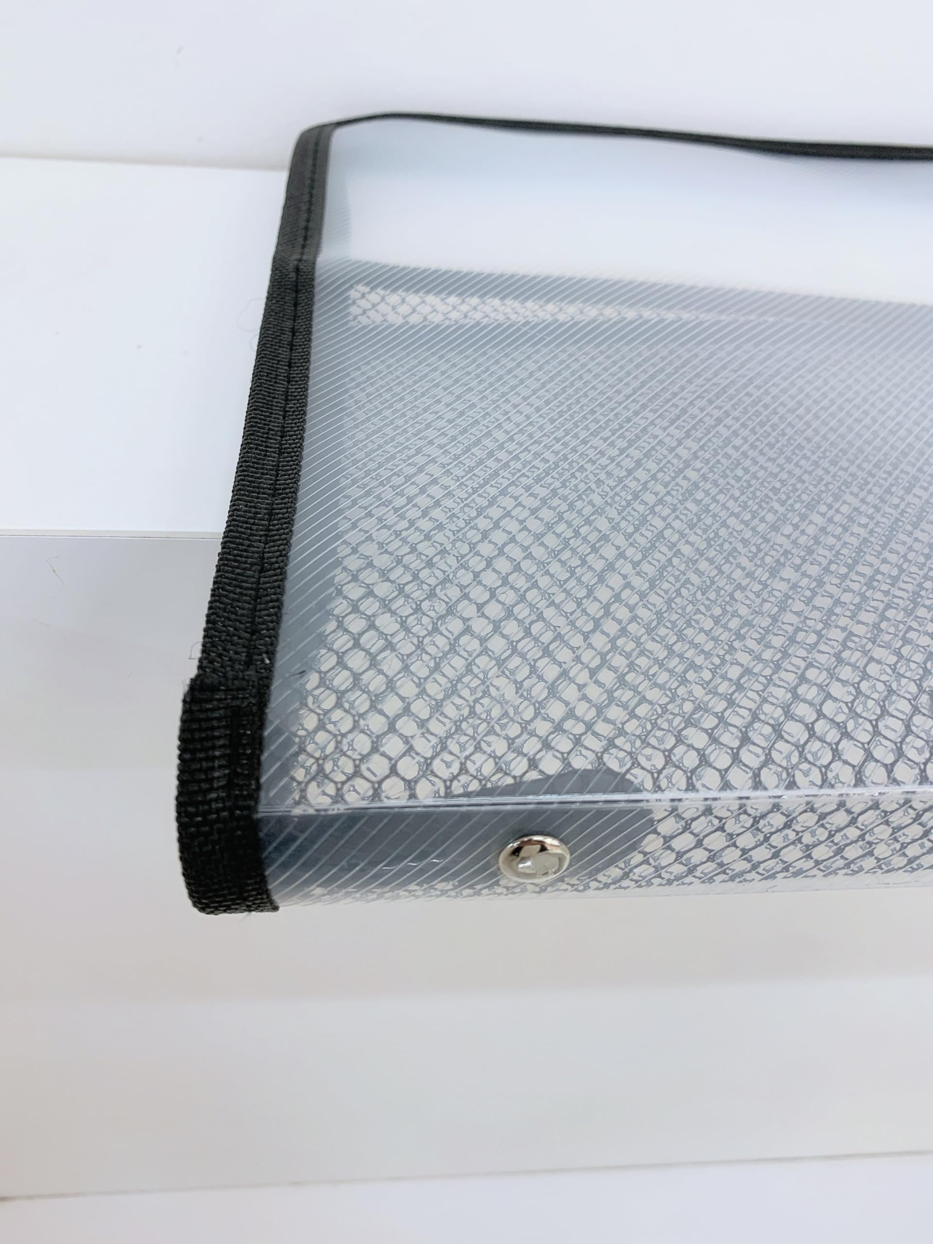 Amazon | B4 ファスナー付きクリアファイルケース 書類収納