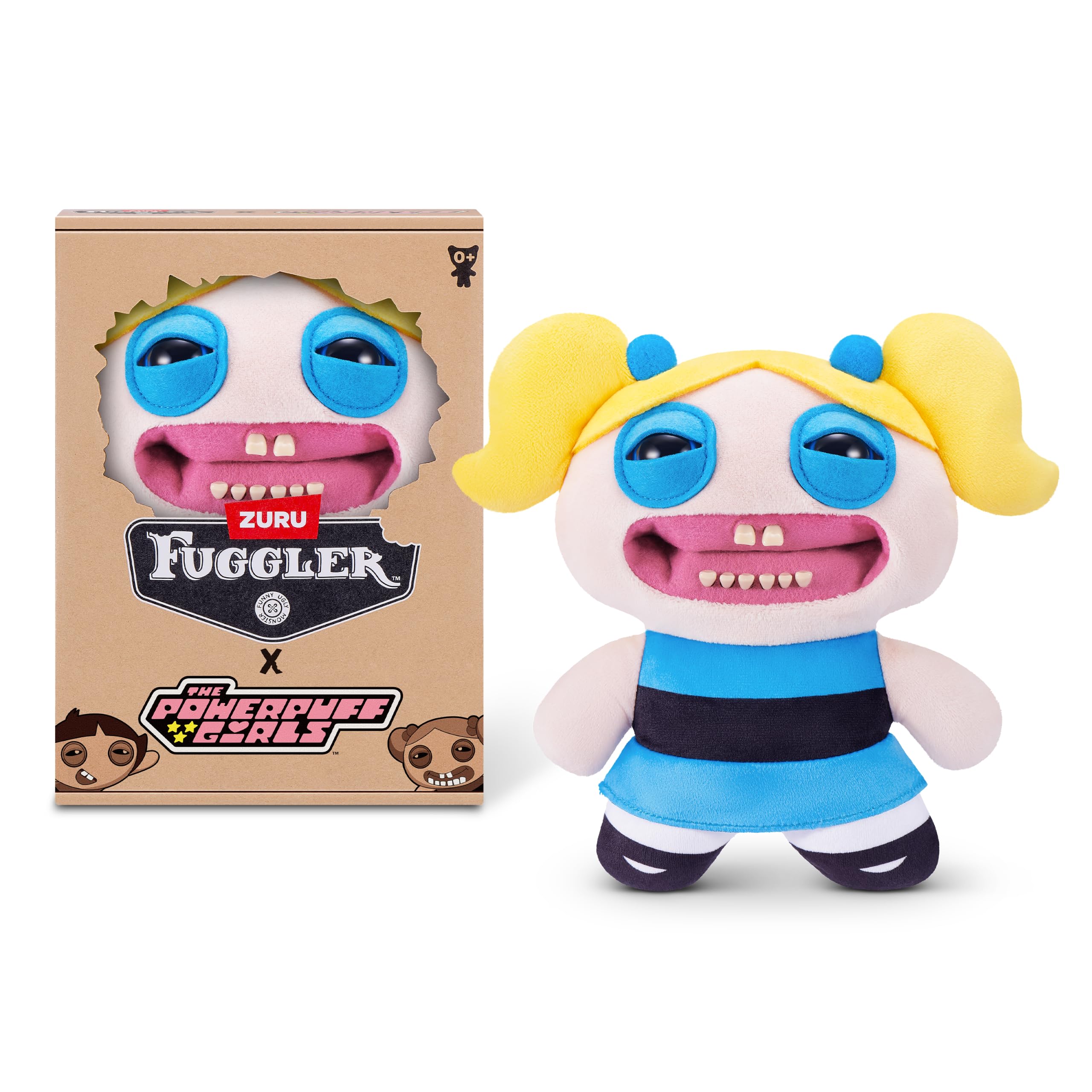 Amazon.com: Fuggler Powerpuff Girls 9-Inch Plush Toy (Bubbles) by