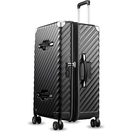 Sturdy and Spacious: 28 Inch Trunk Suitcase for Efficient Travel