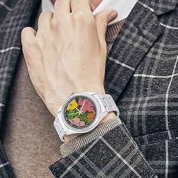 アンディウォーホル　腕時計 Amazon.co.jp: 腕時計 アンディウォーホル 花 うで時計 クォーツ