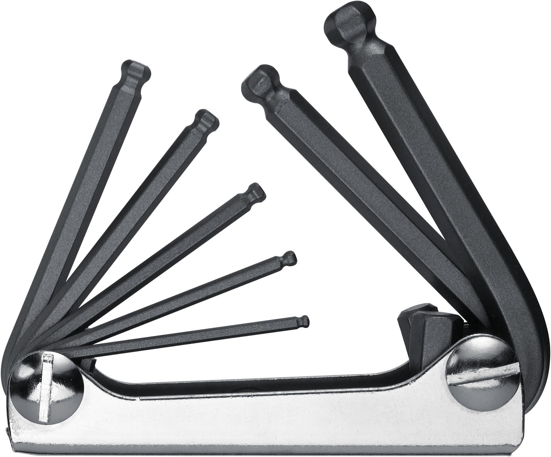 HaFu H470-278-58 Imperial Ballpoint Folding Set - Black/Silver