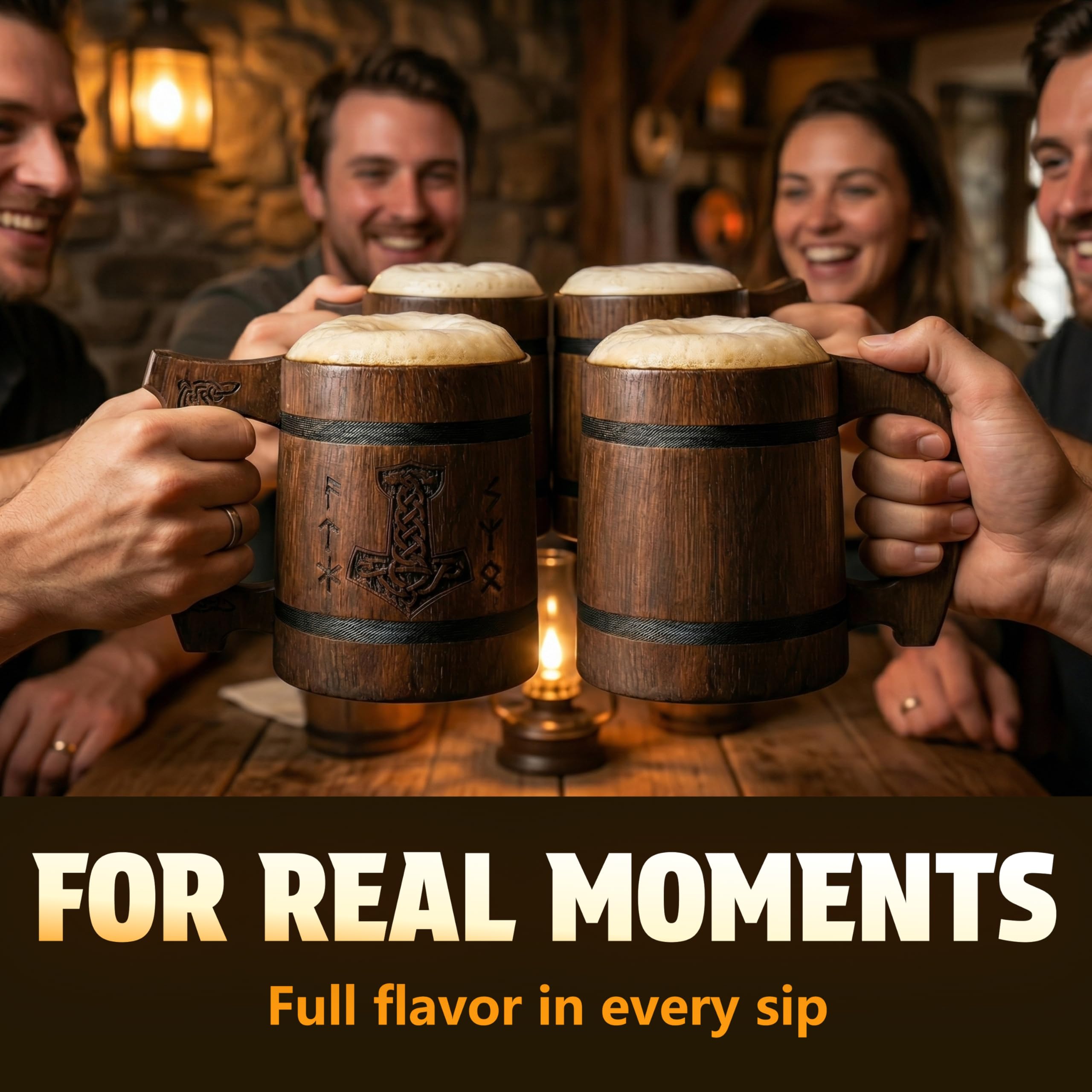 TESLYAR 0.6 Taza vikinga | Regalo Vikingo | Regalos vikingos para hombre | Jarra Cerveza | Regalos Hombre Navidad | Jarra de cerveza vikinga | Productos vikingos | Regalo Dia Del Padre