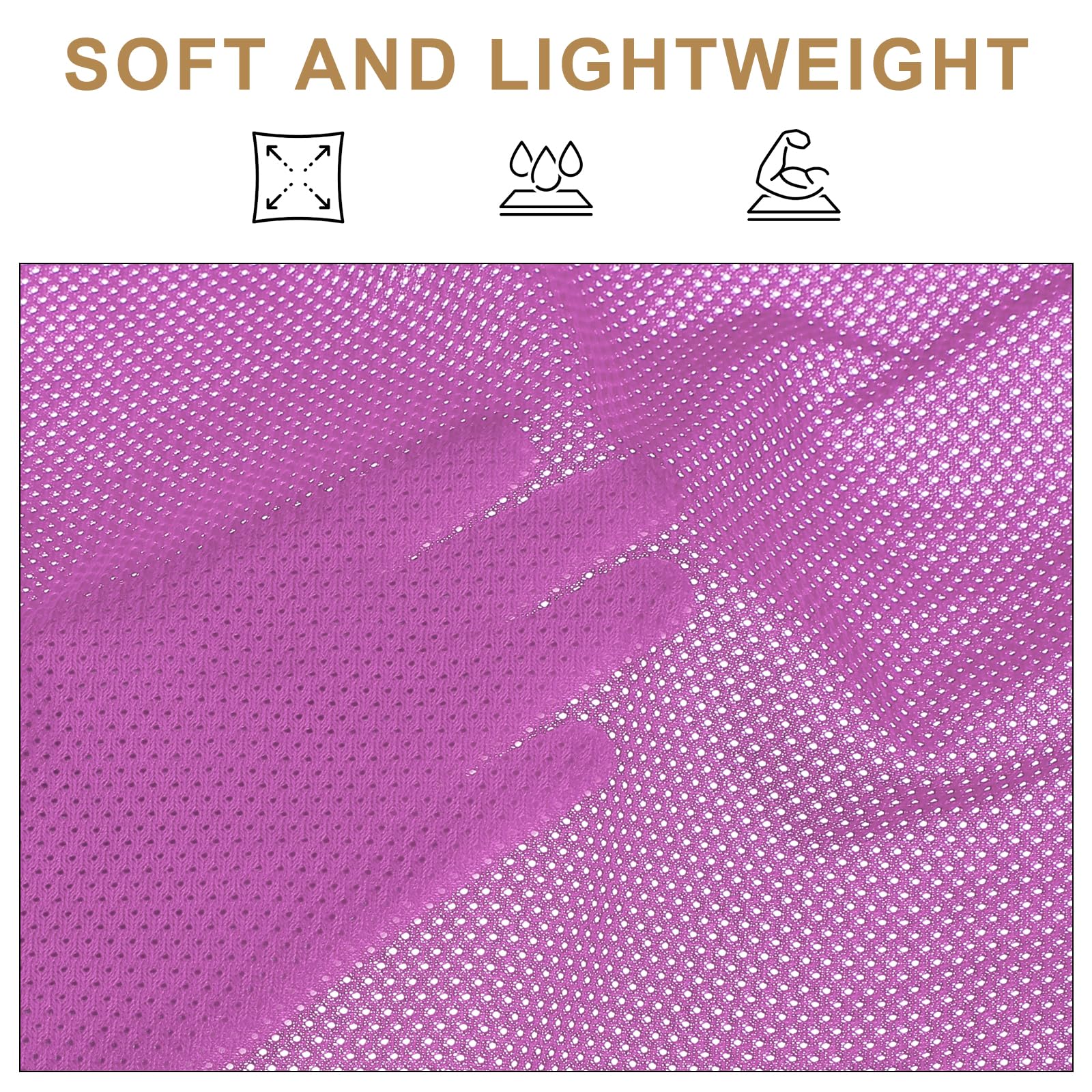 PATIKIL 62 Inch Wide Mesh Fabric Slightly Stretchy for Sewing Backpack Pocket and Straps Netting Clothes, Netting Bags - Image 3