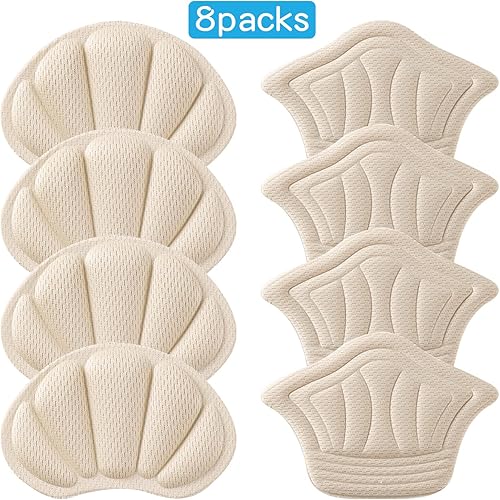 Miniatura 8 de Insertos de cojín trasero del talón, beige (4pcs-beige+4pcs-beige-B)