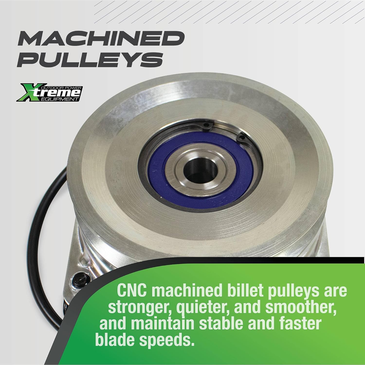 Xtreme Outdoor Power Equipment X0929A PTO Clutch Compatible with/Replacement for Bad Boy MZ, 2010-2014 and MZ Magnum 2013-2014 070-3000-00, 53464900 1/2" or 5/8" Belt Width, 1" ID, 5 7/8" Pulley Dia