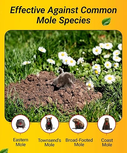 Miniatura 4 de Kaput Gel de cebo para topos, listo para usar, mata lunares de warfarina para césped para control de roedores, inyección directa de túnel,