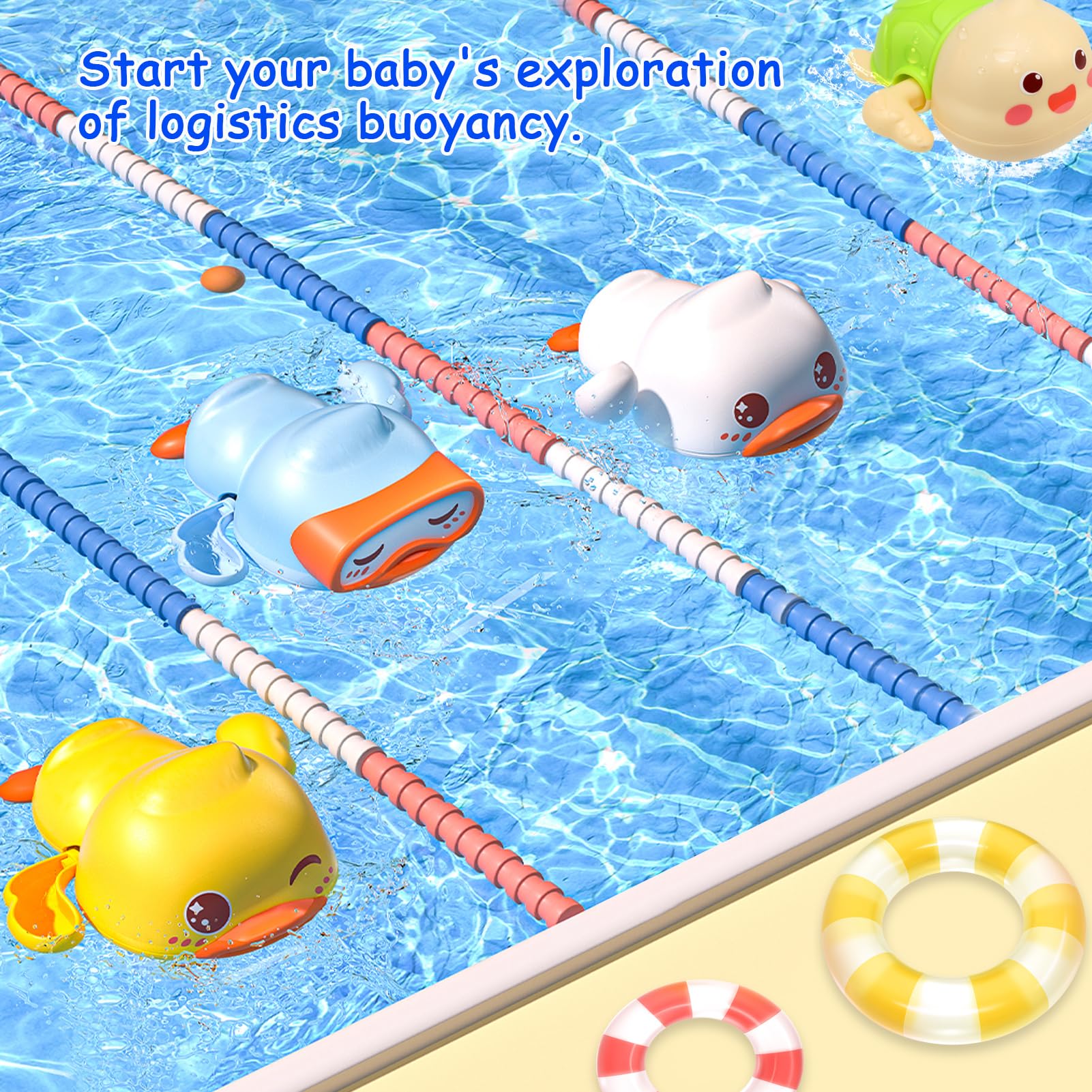 Jouets De Bain 7 Pièces Jouet De Bain Bébé Sans Oisissure Jouet Bain