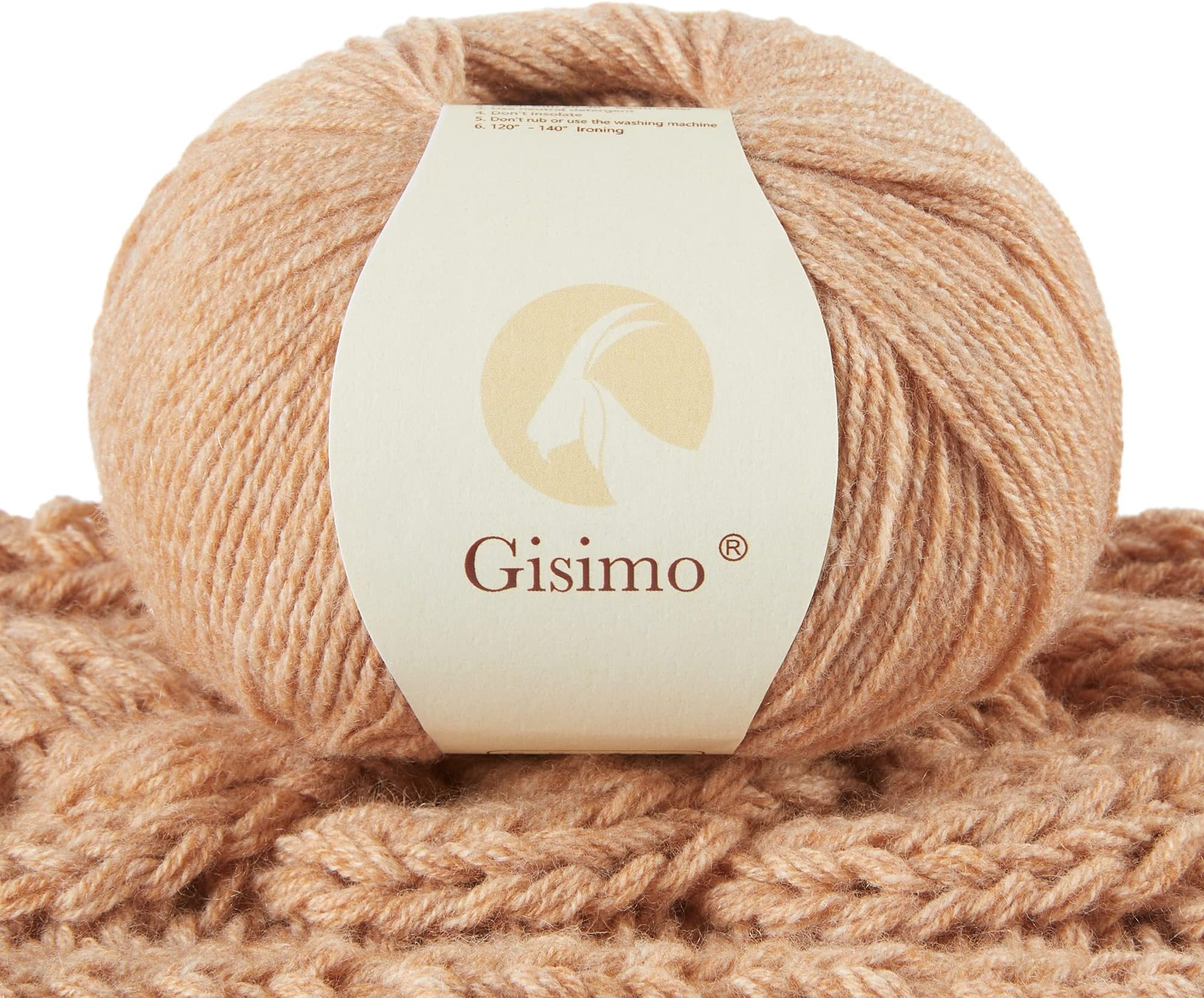 100% Inner Mongolian Cashmere Yarn Luxurious Hand Knitting Yarn Home Necessity for DIY Crafts