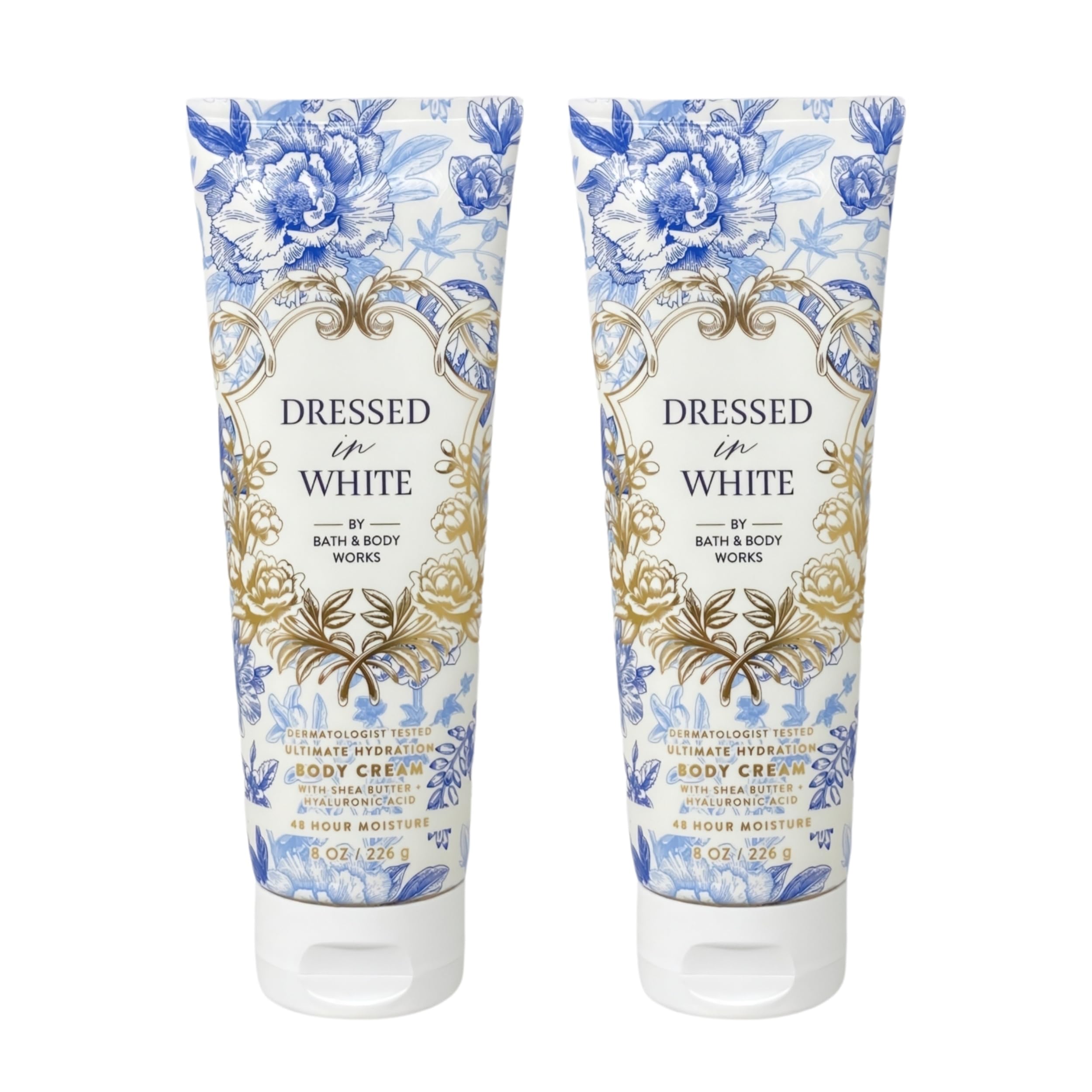 dress in white bath and body & Works Dressed Ultimate Hydration Body Cream 8 Ounces Pack of 2 : Beauty & Personal Care Made with pro Brown Chelsea Boots for Color:Jester Red menu: holiday shop