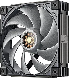 MACH120, 120mm High-Performance Fans, 4-pin Cable, PWM, Hybrid Hydraulic Bearing, FOC, Glass Fiber,30mm Thick, Liquid Crystal Polymer