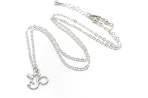 Tiny Sterling Silver Squirrel Charm Necklace