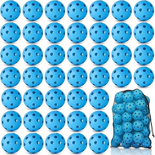 Vista 53 de Coopay Paquete de 14/48 pelotas de práctica de béisbol, bolas de entrenamiento de plástico, bolas de softball huecas ligeras para golpe