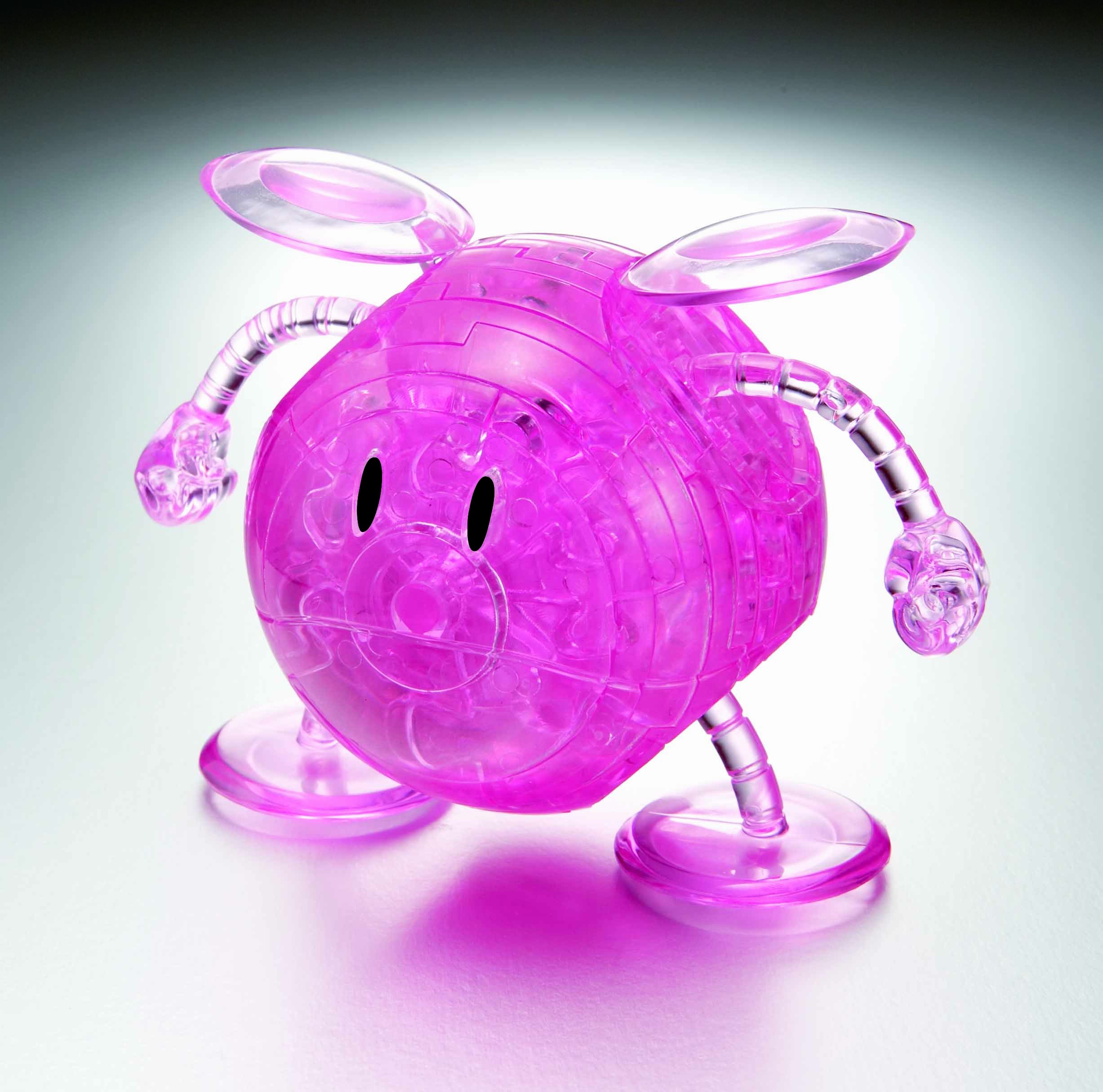 クリスタルパズル パールシェルピンク バラレッド 2つセット Amazon