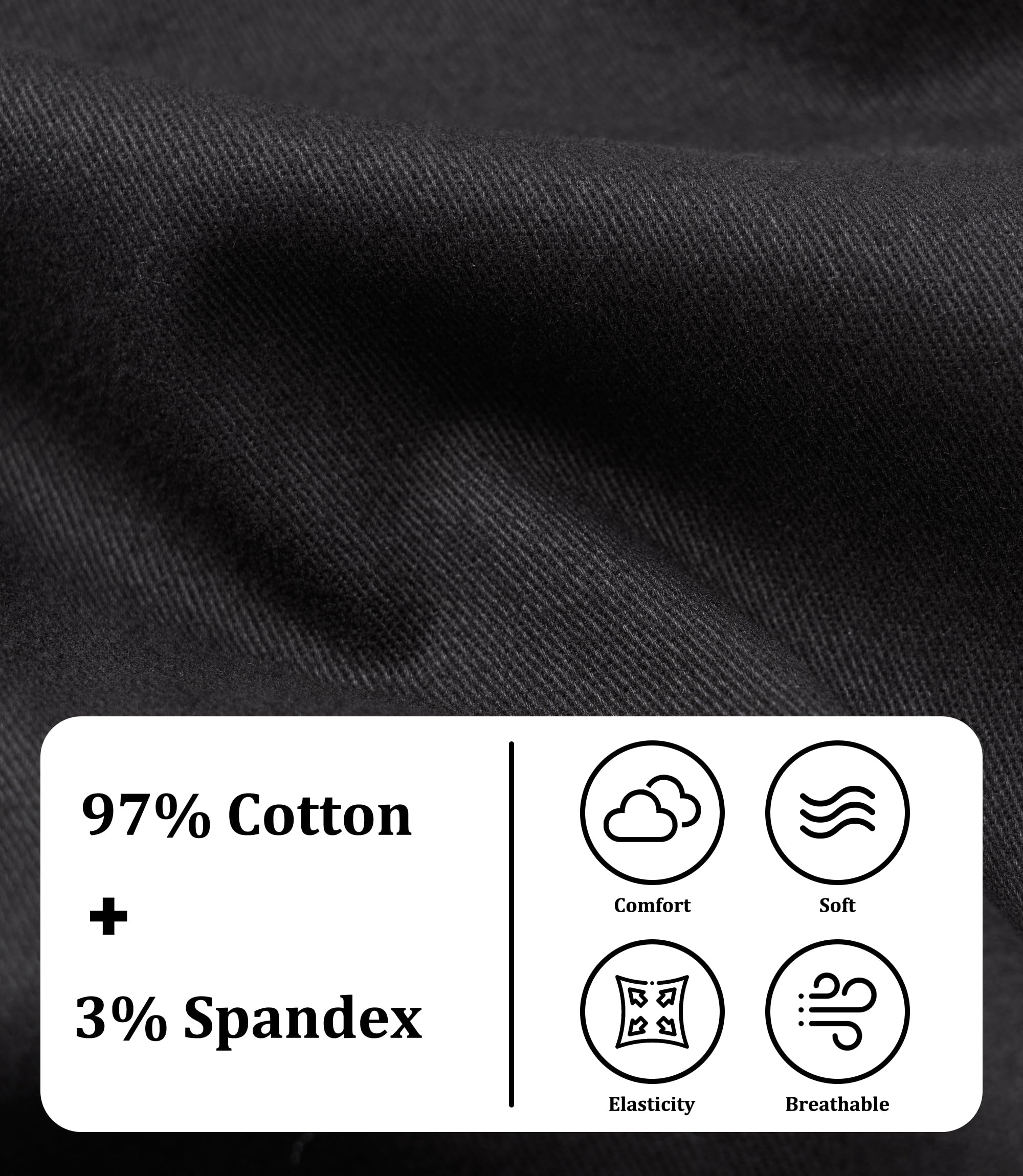 CAMLAKEE Pantalones de pierna recta para niños, pantalones chinos escolares con cremallera