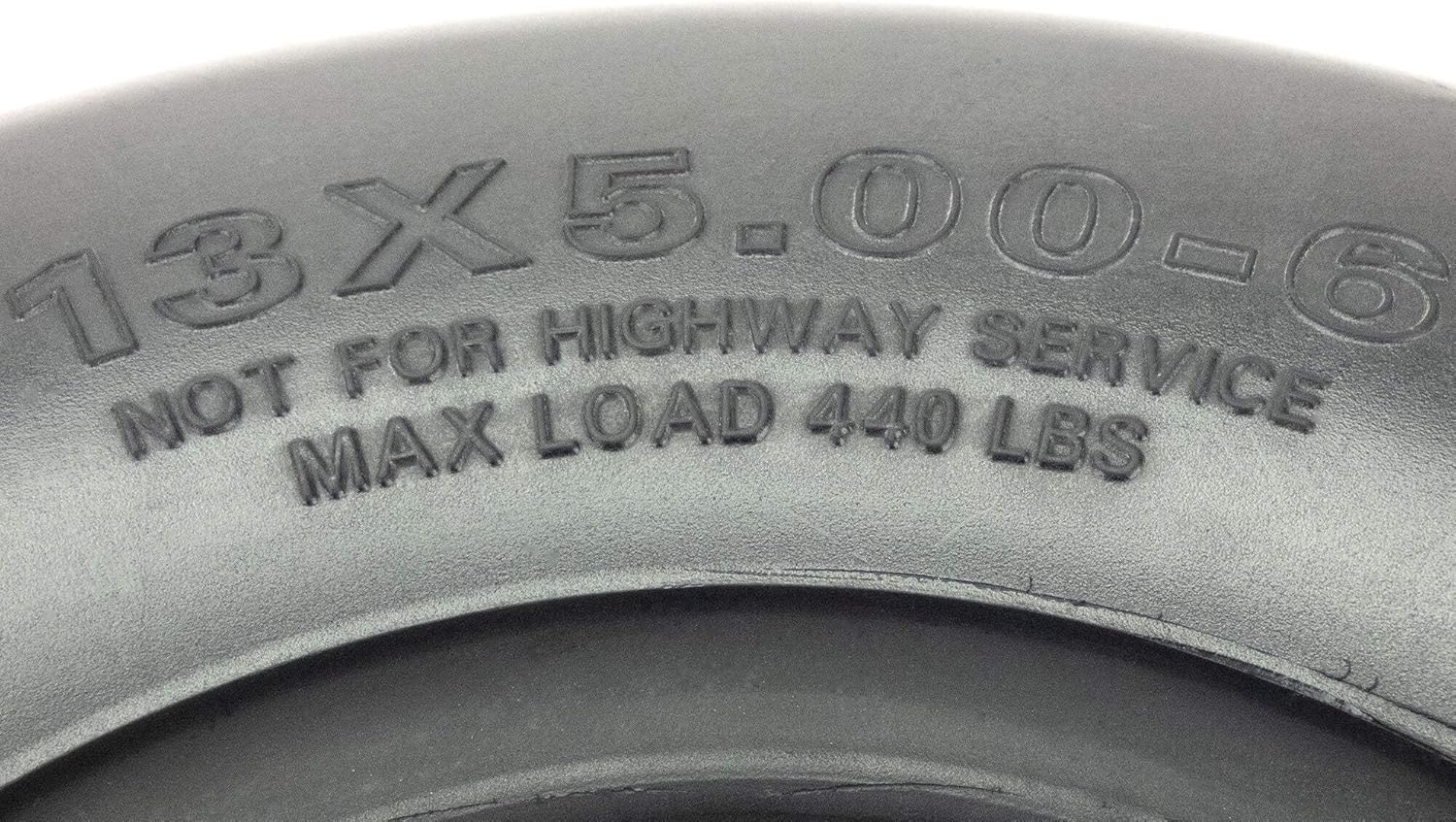 NoAir® (2) Flat Free Tire Assemblies 13x5.00-6 Fits Exmark Lazer Z 1-633582