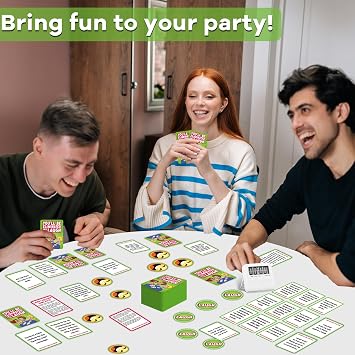 You'll Be Eliminated once You Laugh Game Funny Family Games for Kids Hilarious Charades Games for Teens Girl Boy Gifts Fun Card for Group Adults Family Game Nights Sleepover Party Supplies