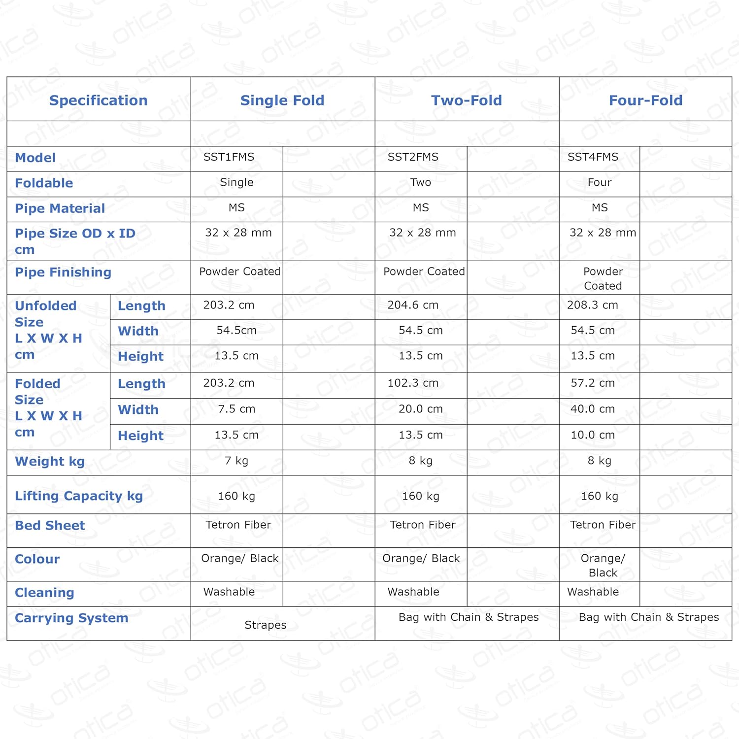 Ottika foldable stretcher for patient shifting, portable stretcher for use of emergency hospital, stretcher for patient with safety belt, stretcher for ambulance (light steel) (mild steel) (twice, black) Ottika foldable stretcher for patient shifting, portable stretcher for use of emergency hospital, stretcher for patient with safety belt, stretcher for ambulance (light steel) (mild steel) (twice, black)