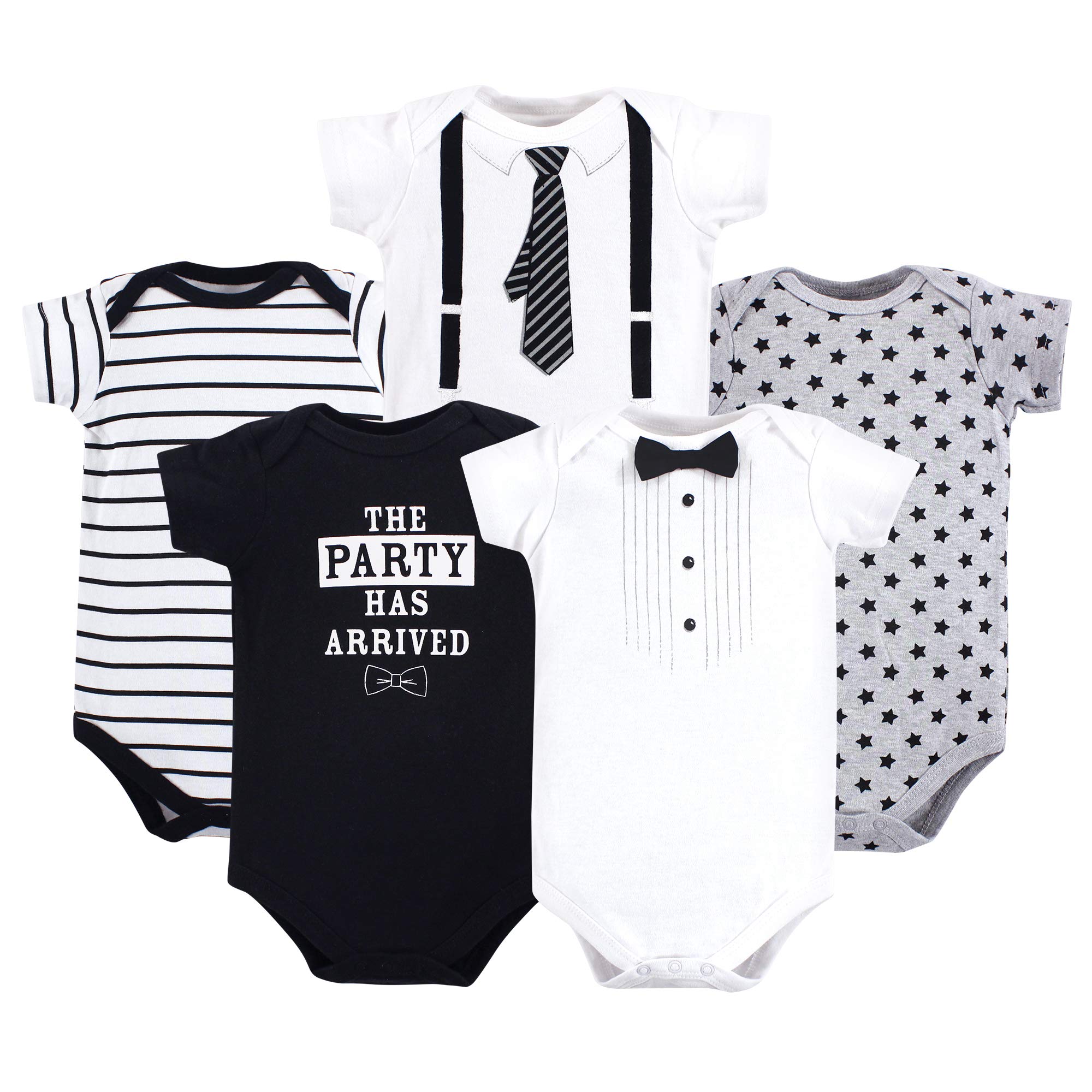 Little TreasureBaby Boys' Cotton Bodysuits T-Shirt Set