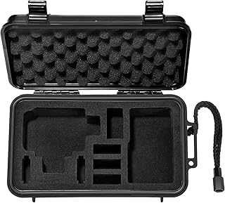 LEKUFEE Small Waterproof Carrying Case for DJI Osmo Action 4/Osmo Action 3 Camera and Accessories(Case Only)