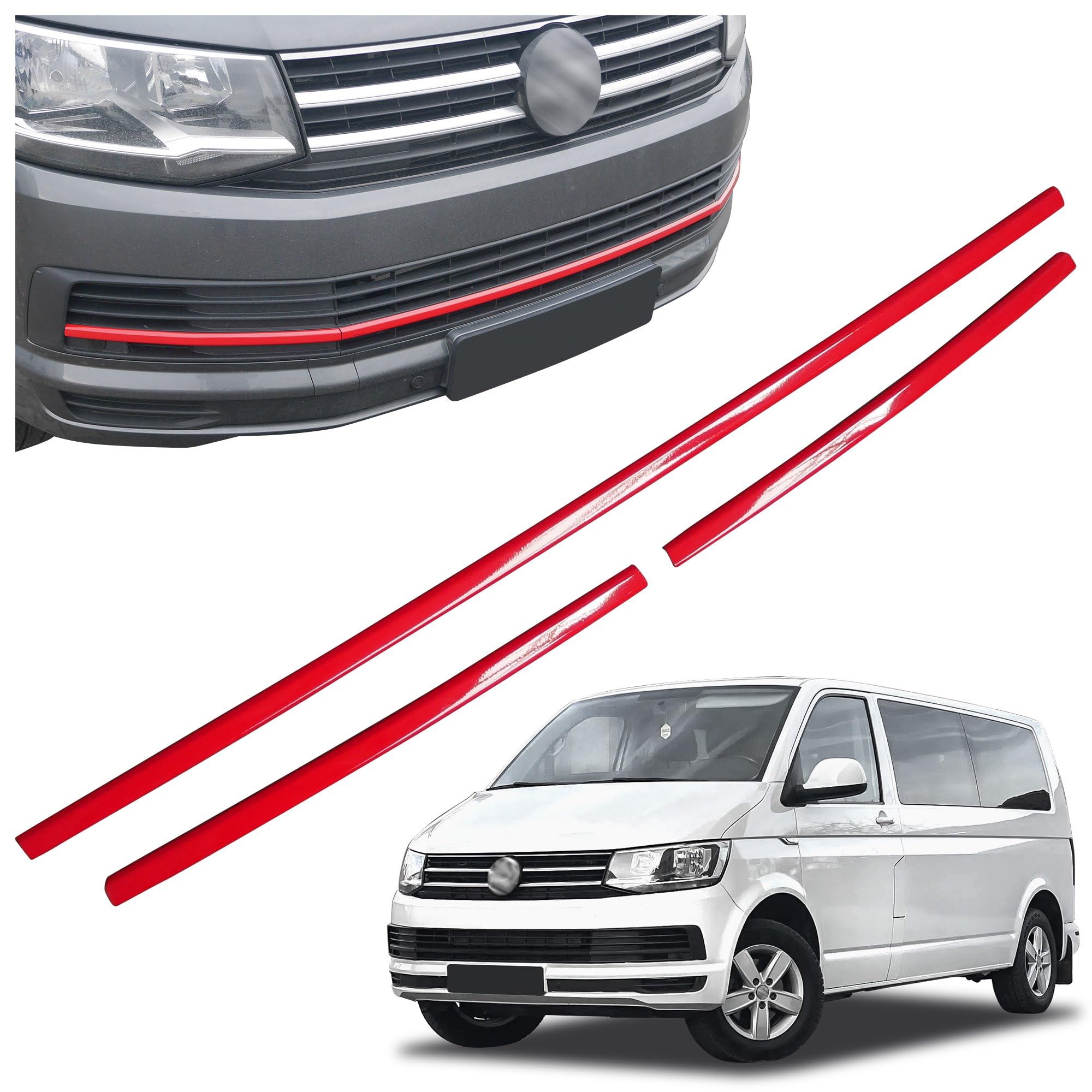 CHROMEMASTER | Kompatybilna z VW T6 Caravelle 2015-2019 | Listwa Atrapy Zderzaka Przedniego; Stal Nierdzewna Malowana Proszkowo | Idealne Dopasowanie; Nowy, Atrakcyjny Wygląd Samochodu