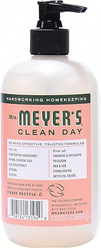 Miniatura 4 de MRS. MEYER'S CLEAN DAY Hand Soap, Made with Essential Oils, Geranium, 12.5 fl. oz - Pack of 6