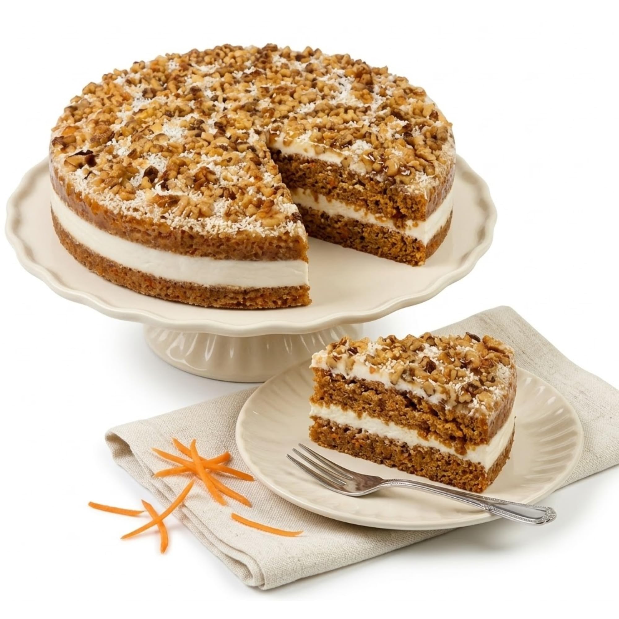 ANDY ANAND CHOCOLATIER Sugar Free Carrot Cake | Indulgent, Moist & Flavorful | You Won't Believe It's Sugar-Free & Diabetic-Friendly | All-Natural, No