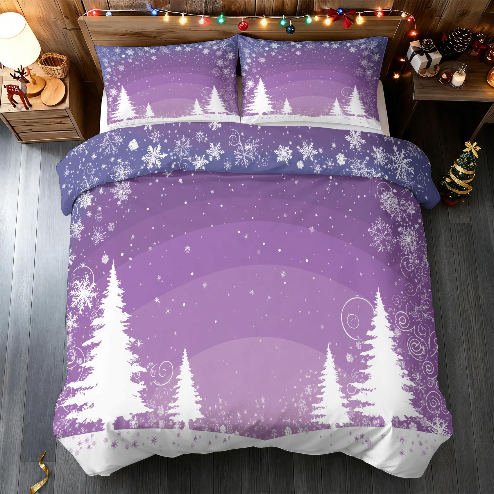 Housse de couette 220x240 Noël, le cadeau idéal pour réchauffer l'hiver