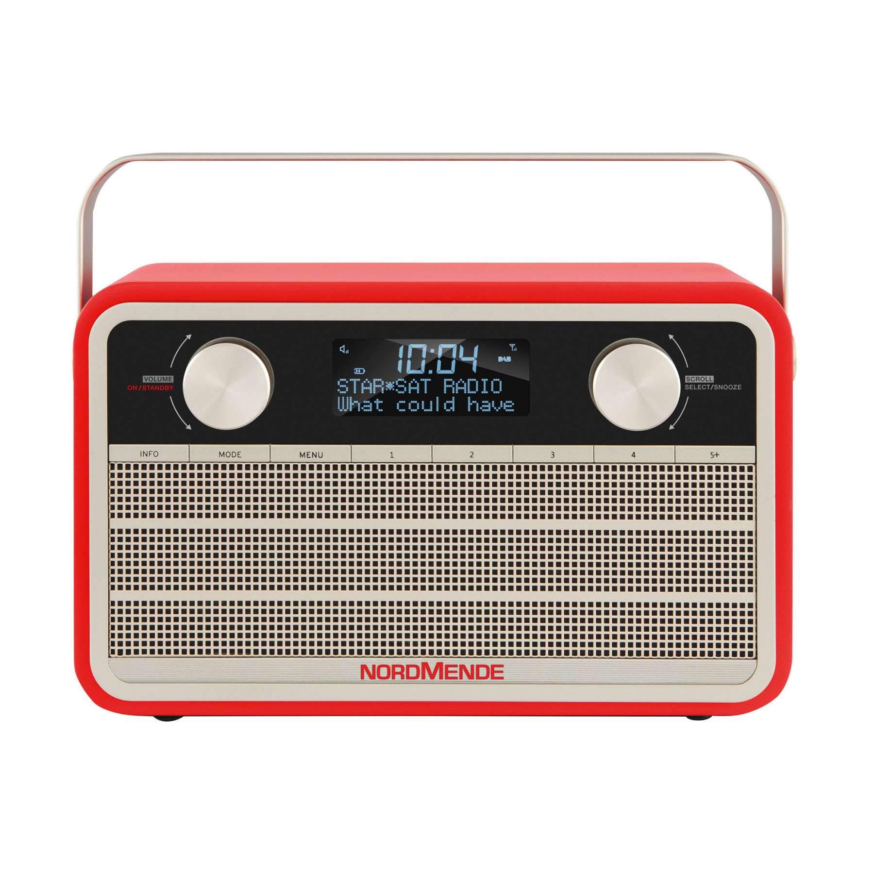 TECHNISAT Transita 120 Radio Digital portátil Dab con batería integrada Rojo
