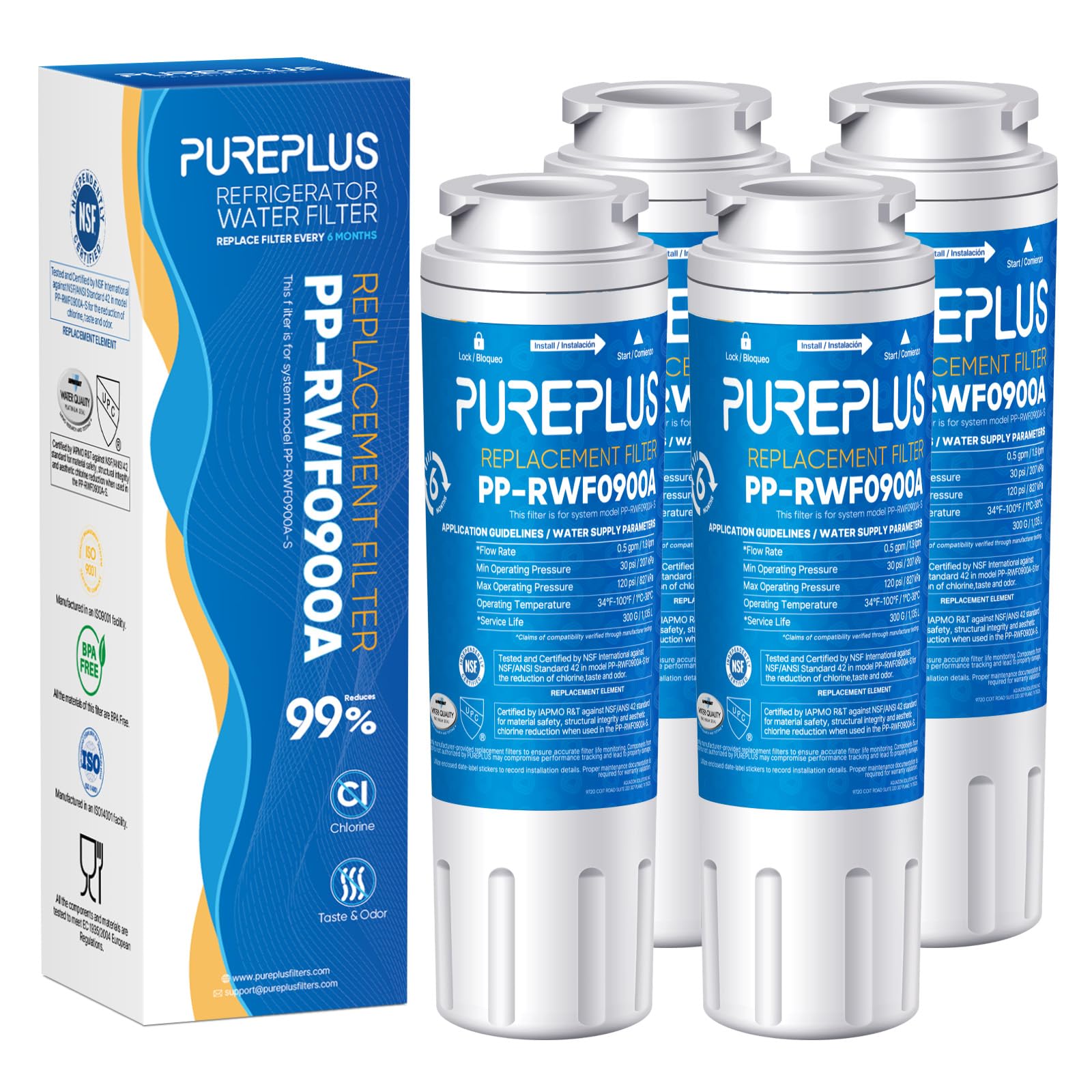 Filtre Ukf8001 Maytag Pureplus de l'eau fraîche et pure pour toute la famille