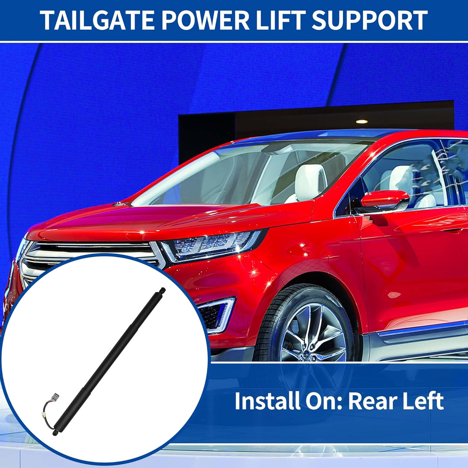 x autohaux rear left tailgate power lift support for ford edge 11-14 for lincoln mkx 11-15 liftgate power hatch shock strut no.bt4378402a55al electric trunk power liftgate