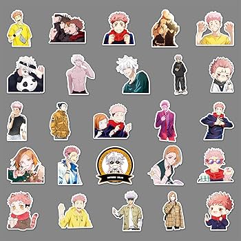 Amazon.co.jp: For 呪術廻戦 ステッカー 50枚セット かわいいアニメ