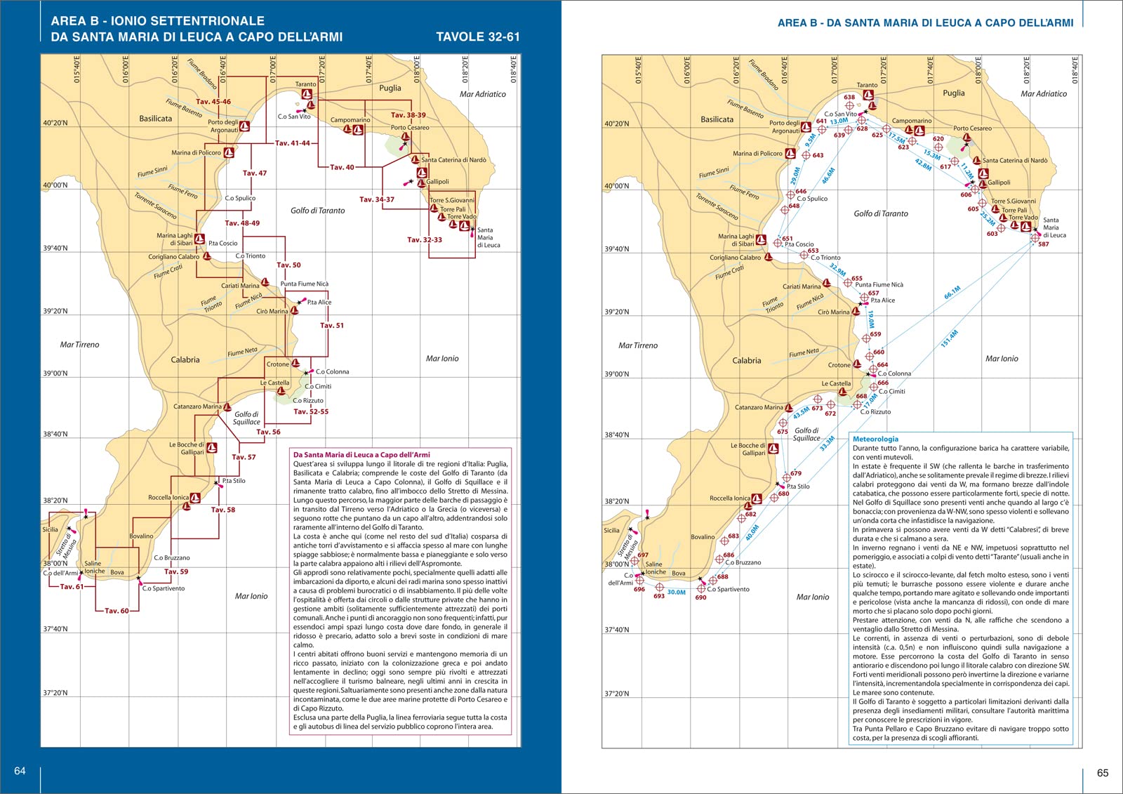 Adriatico meridionale e Ionio settentrionale. Da Barletta a Capo dell'Armi. Portolano cartografico (Vol. 5C)