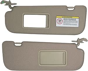2011-2014 For Left And Right Sun Visor Beige Hyundai Elantra 1.8L 2.0L - View #11