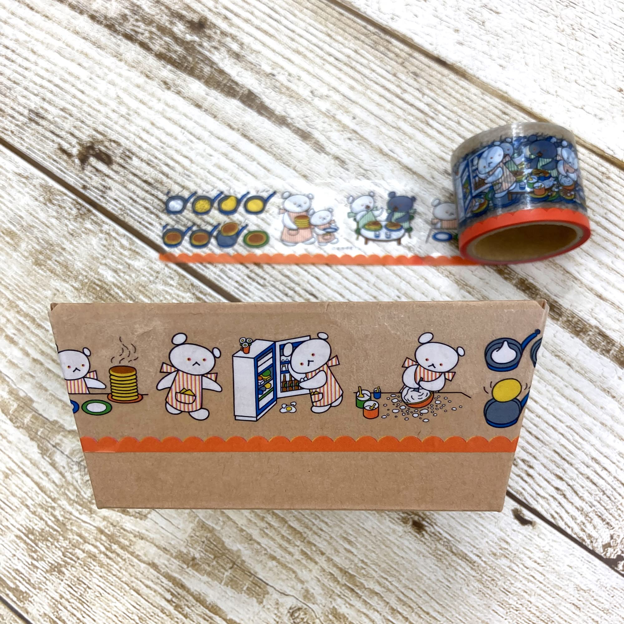 Amazon | 学研ステイフル こぐまちゃん マスキングテープ 透明 幅30mm