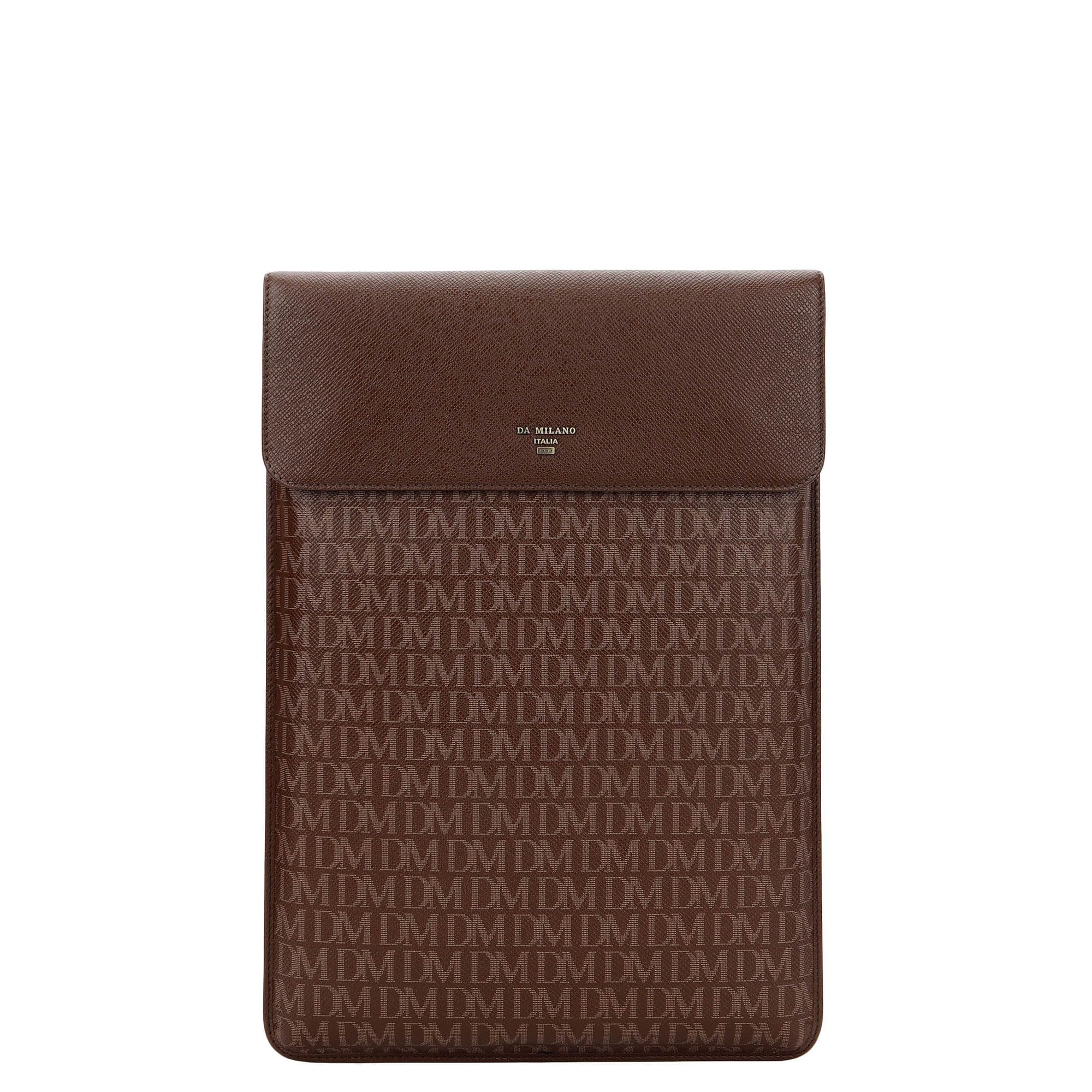 Da Milano Leather Laptop Bag for Men & for Women - Fits Upto 14" Laptop (10147M)-image-11