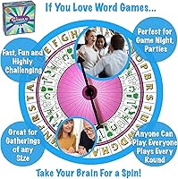 Vista 7 de Up 4 Grabs + Wordplay = Divertido paquete de juegos de mesa para adultos y noche de juegos familiares
