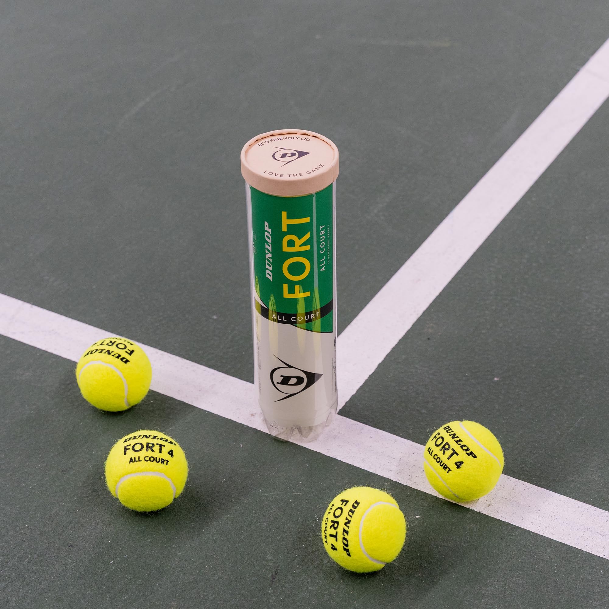 DUNLOP Balle de Tennis Fort All Court TS pour Sable Terrain Dur Gazon