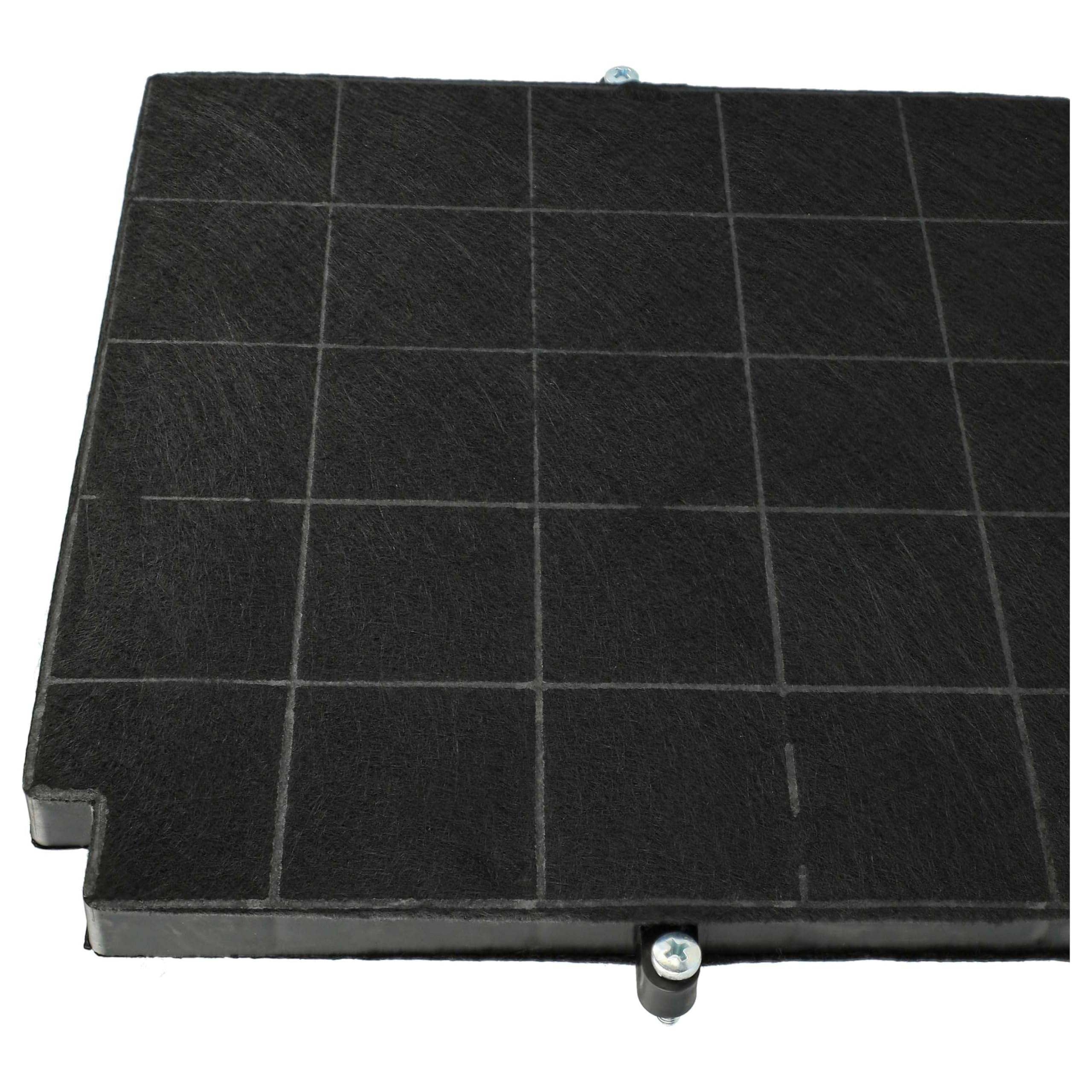 vhbw 2x filtro de carbón activado compatible con Arthur Martin INSIDE 90 | KARIF 88143, KARIF 881437 campanas cocina - 26,5 x 25,8 x 1,8 cm