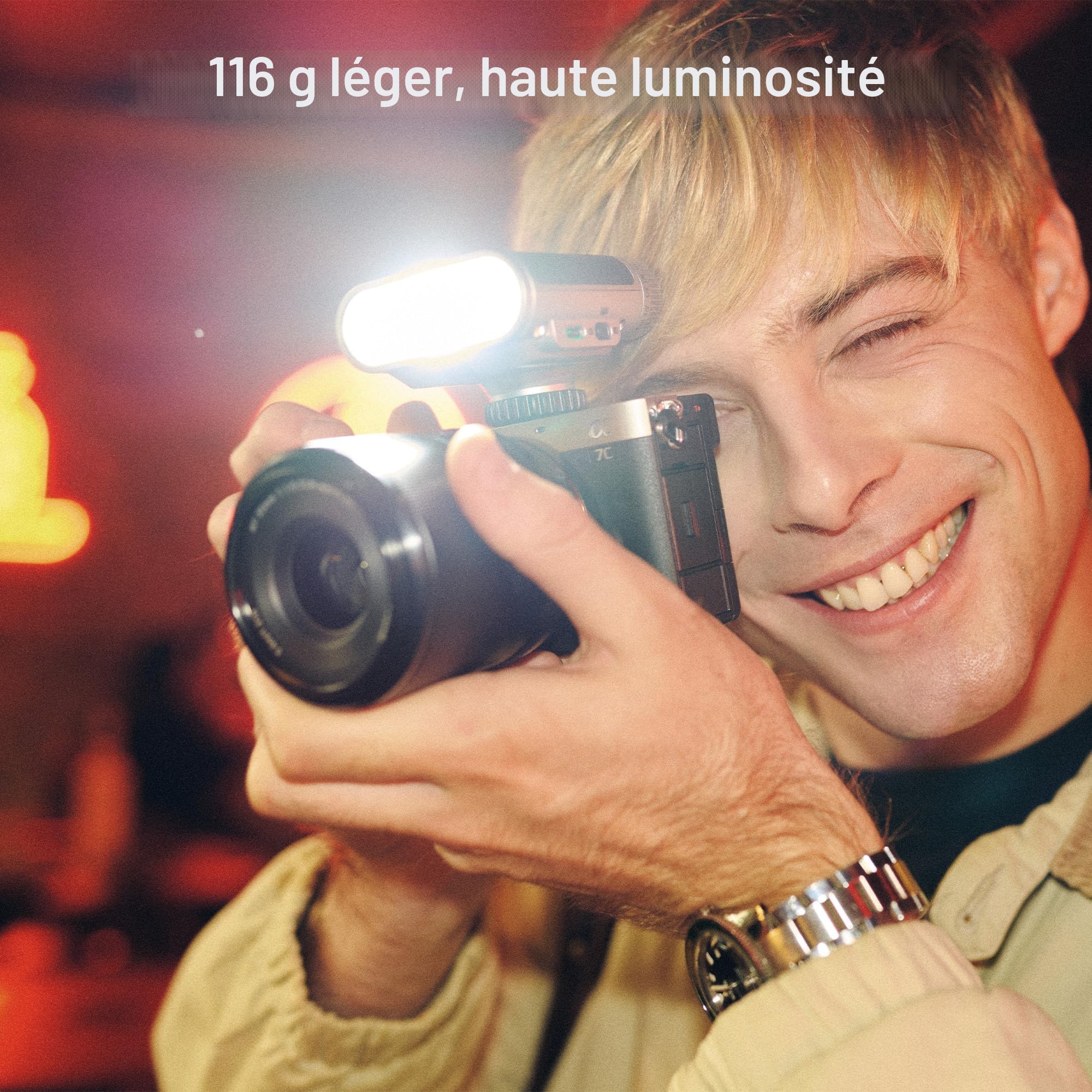 VILTROX Retro Flash Speedlite,Mini Flash Appareil Photo GN12,7 Niveaux de Puissance,24W/s Pleine Puissance,Recyclage 0,1–1,5s,S1/S2 Contrôle Optique pour Sony Fujifilm Canon Nikon Olympus (Z1)