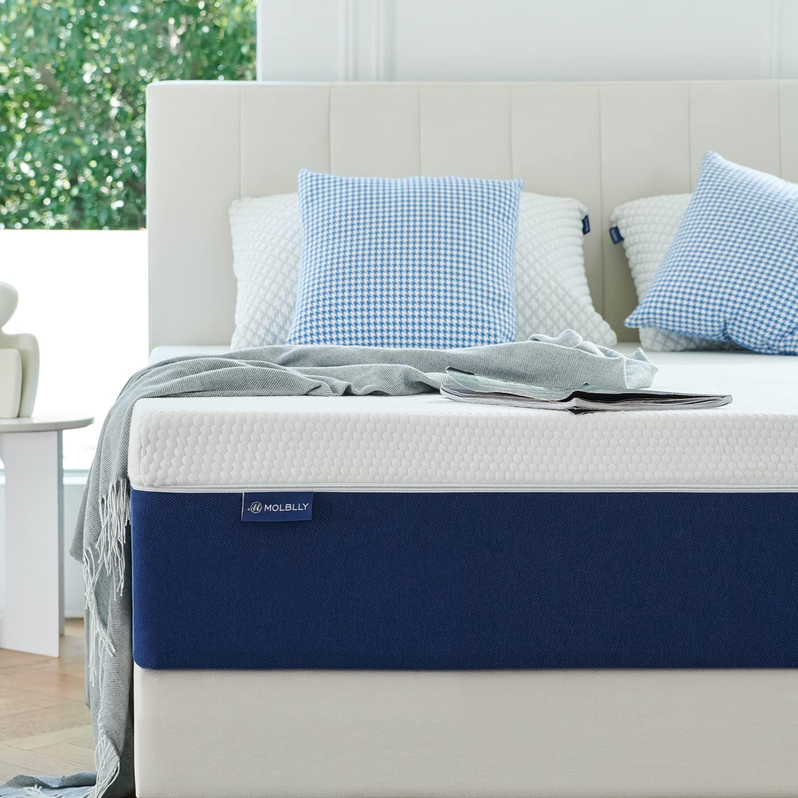 Matelas ZEN à Mémoire De Forme 140x190 Cm - 20 Cm D'épaisseur, Blanc