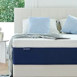 Molblly Queen Mattress, 10 inch Gel Memory Foam Mattress with CertiPUR-US Bed Mattress in a Box for Sleep Cooler & Pressure Relief, Queen