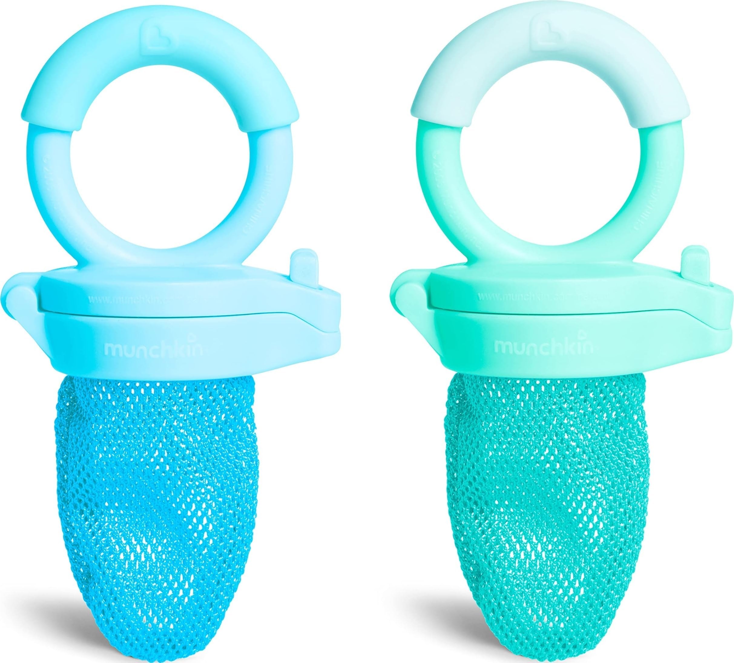 Munchkin Fresh Food Feeder, 2 Pack, Blue/Mint