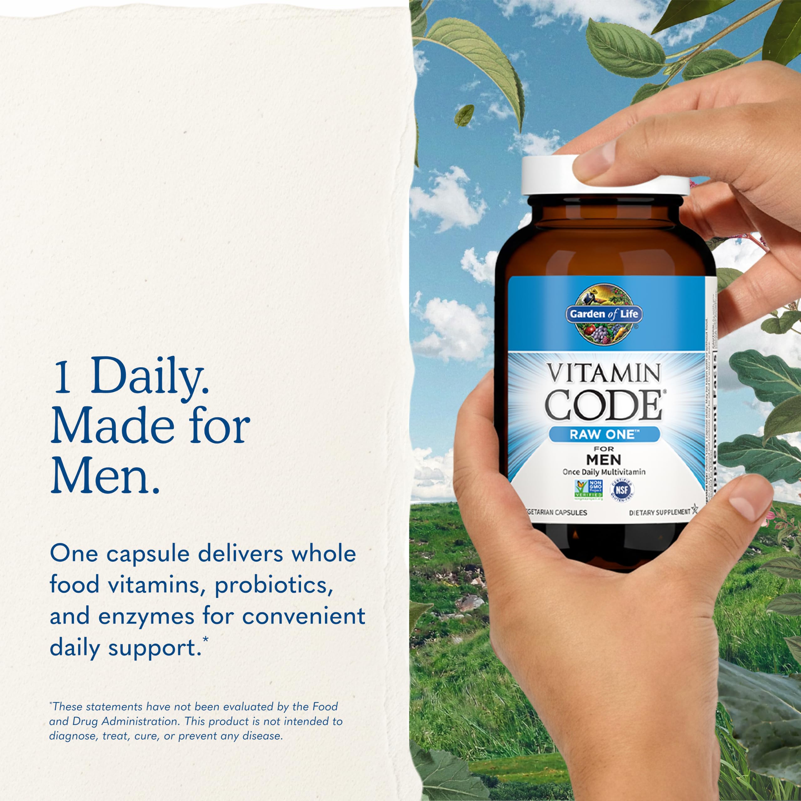 Garden of Life Vitamin Code RAW ONE for Men Once Daily Multivitamin — Amazon image 7