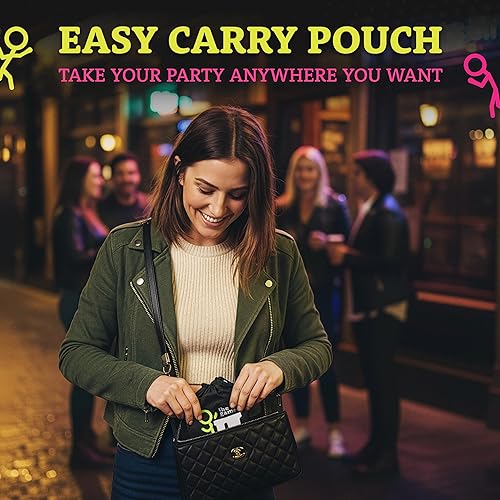 Miniatura 8 de Juego de dados para amigos  Juego de fiesta con grandes dados grabados, fichas, líneas de vida y giros salvajes  Actividad grupal divertida para 2 a