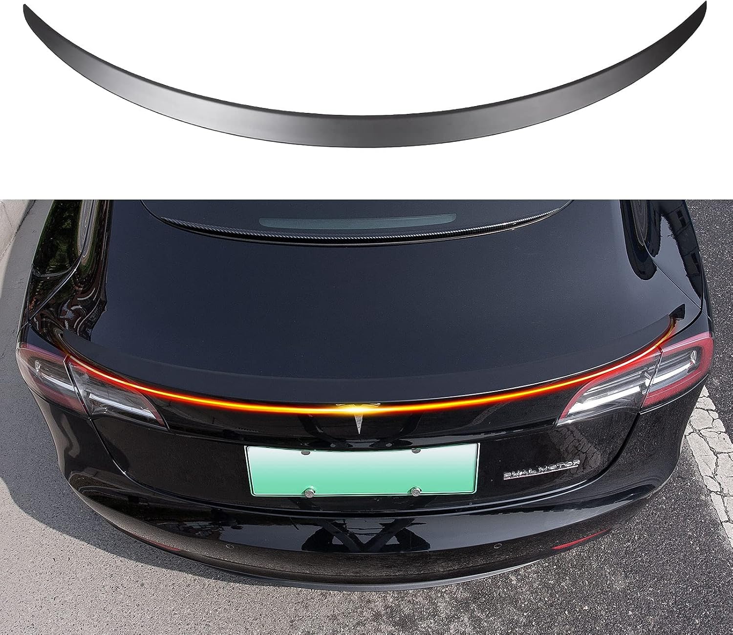 Xipoo Fit Tesla Model 3 Spoiler Trunk Spoiler Wing Rear Spoiler Wing Lip for 2017-2023 Tesla Model 3 Accessories (Matte Black, Model 3 Original Model Spoiler)