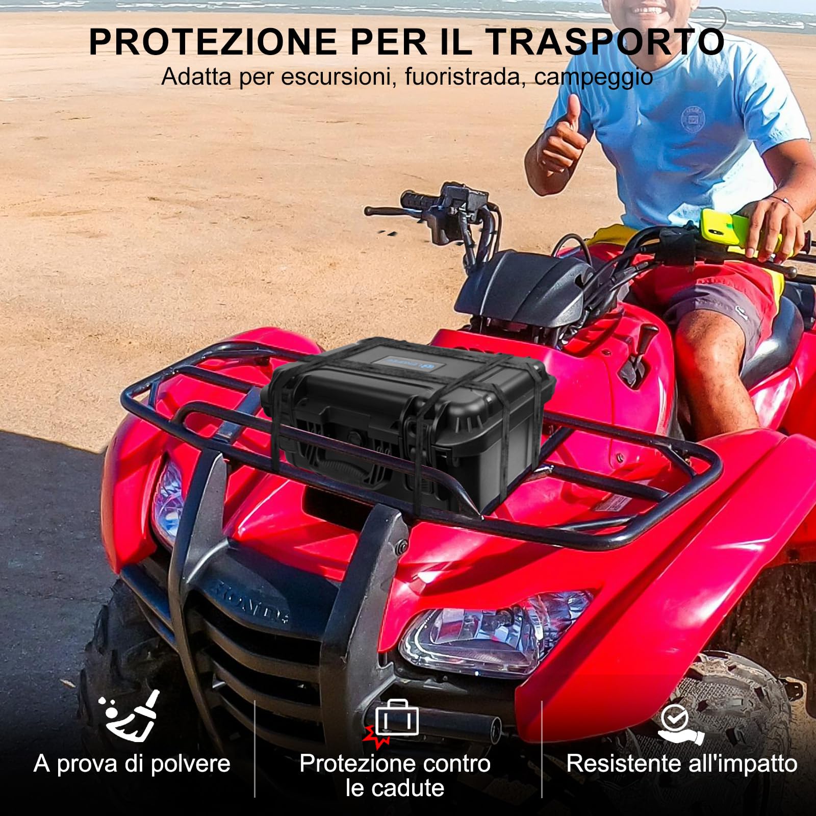 LEKUFEE Custodia Rigida Impermeabile per DJI Mavic 3 Pro/Mavic 3 Classic/3 Combo,DJI RC 2/RC/N2/N1 e Accessori [Solo Custodia]